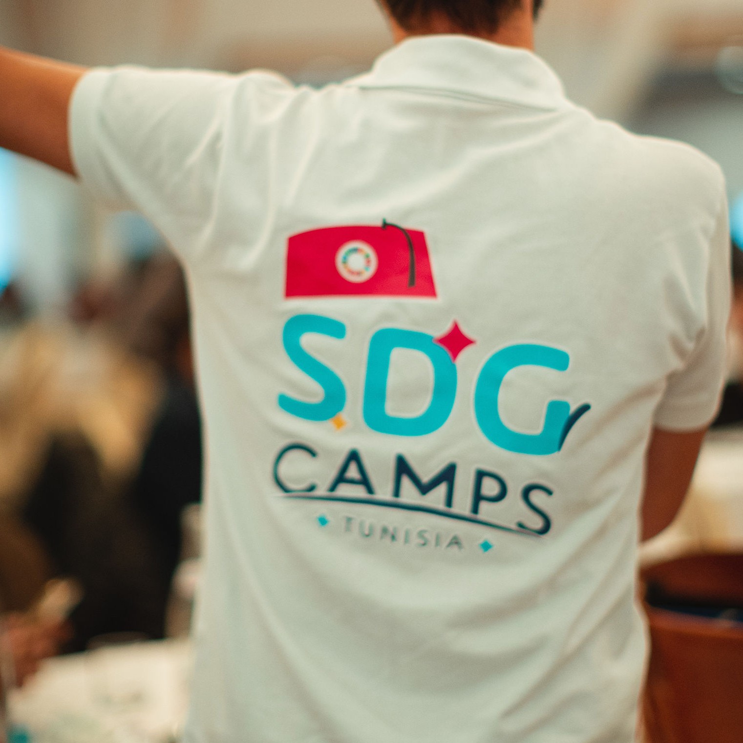 UNDP Tunisia  Hayfa Sdiri Steve Utterwulghe SDG Camps ,changemaker Youth Tunisian - youth empowerment