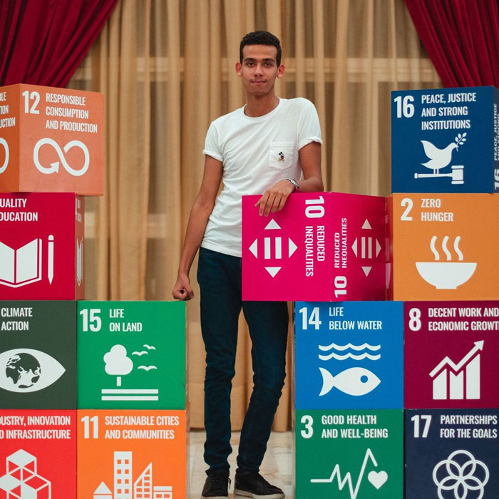 Mohamed Ali Raddaoui - Queer Feminist man representing the LGBTQIA+ community UN Women