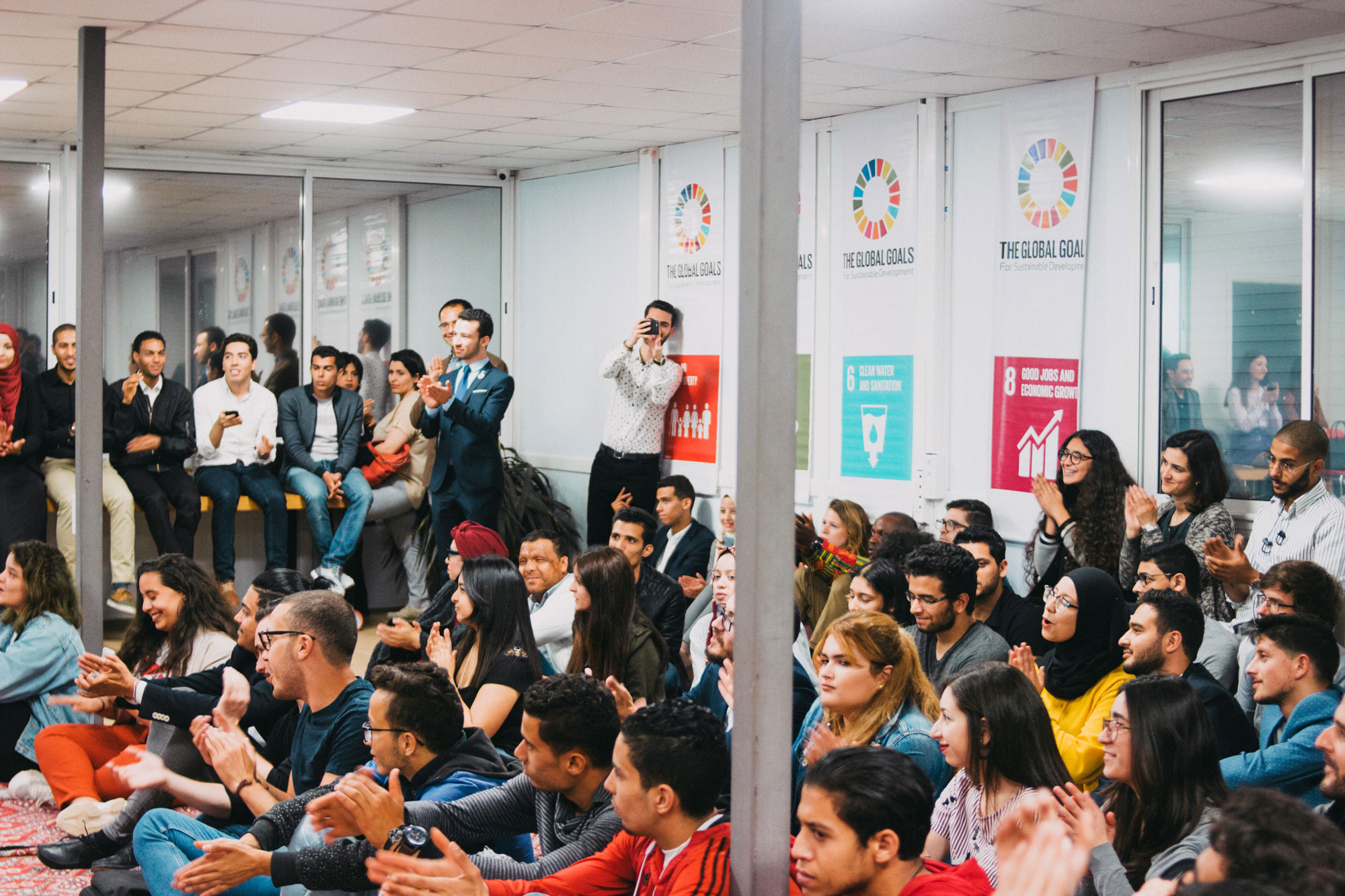 SDG Camps all Tunisia PNUD meetings teens between 14 years and 29 years and mentors